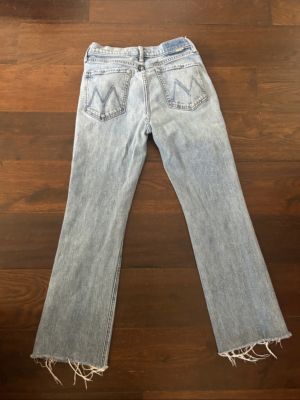 MOTHER DENIM THE TRIPPER FLOOD FRAY LEFT IN THE DUST sz 27 - Picture 2 of 11